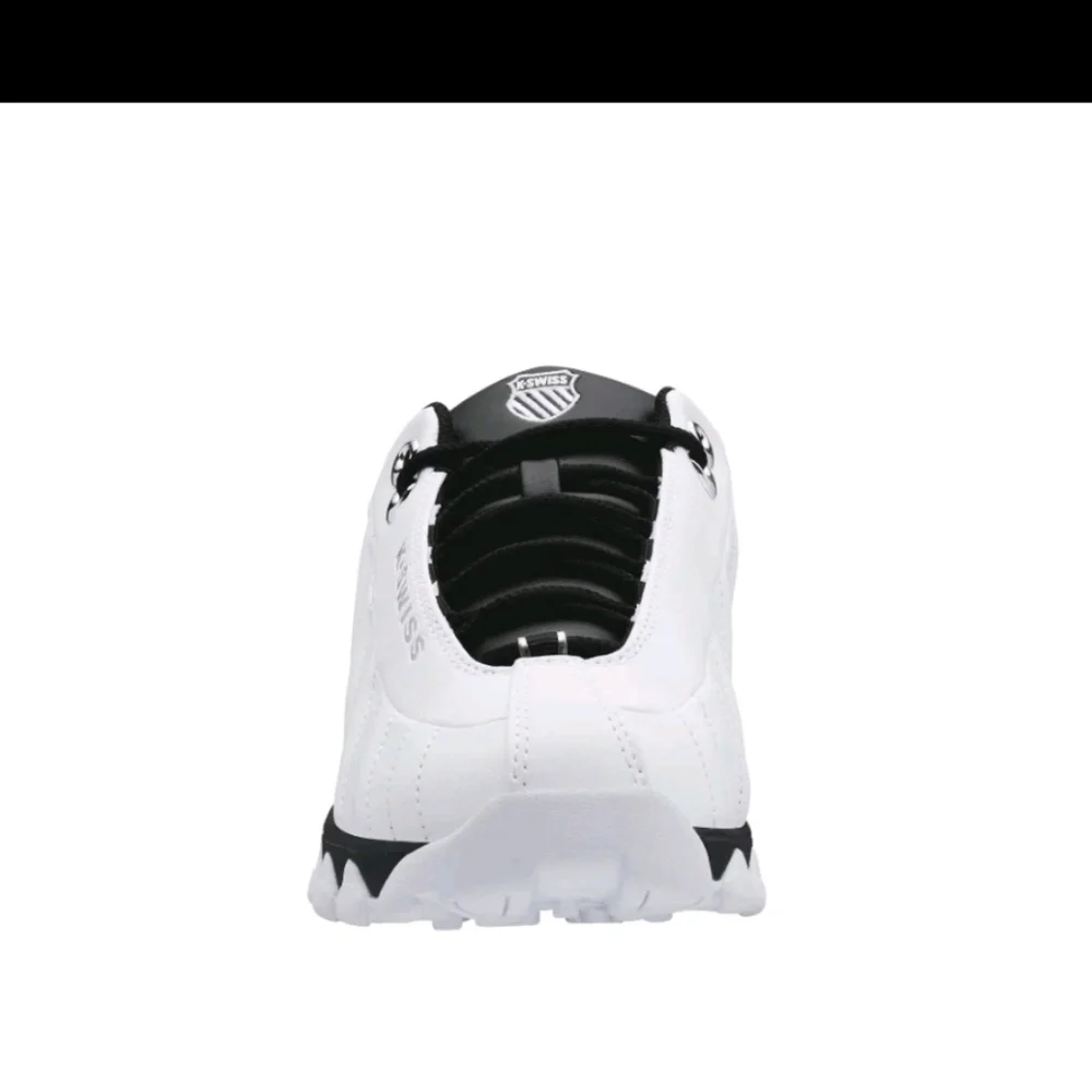 K-Swiss Men's ST329 CMF Leather Tennis Sneaker White/Black - Picture 7 of 7